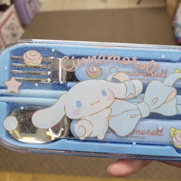 Brand New Japan Sanrio Cinnamoroll Tableware Set Stainless Steel - Picture 4 of 11